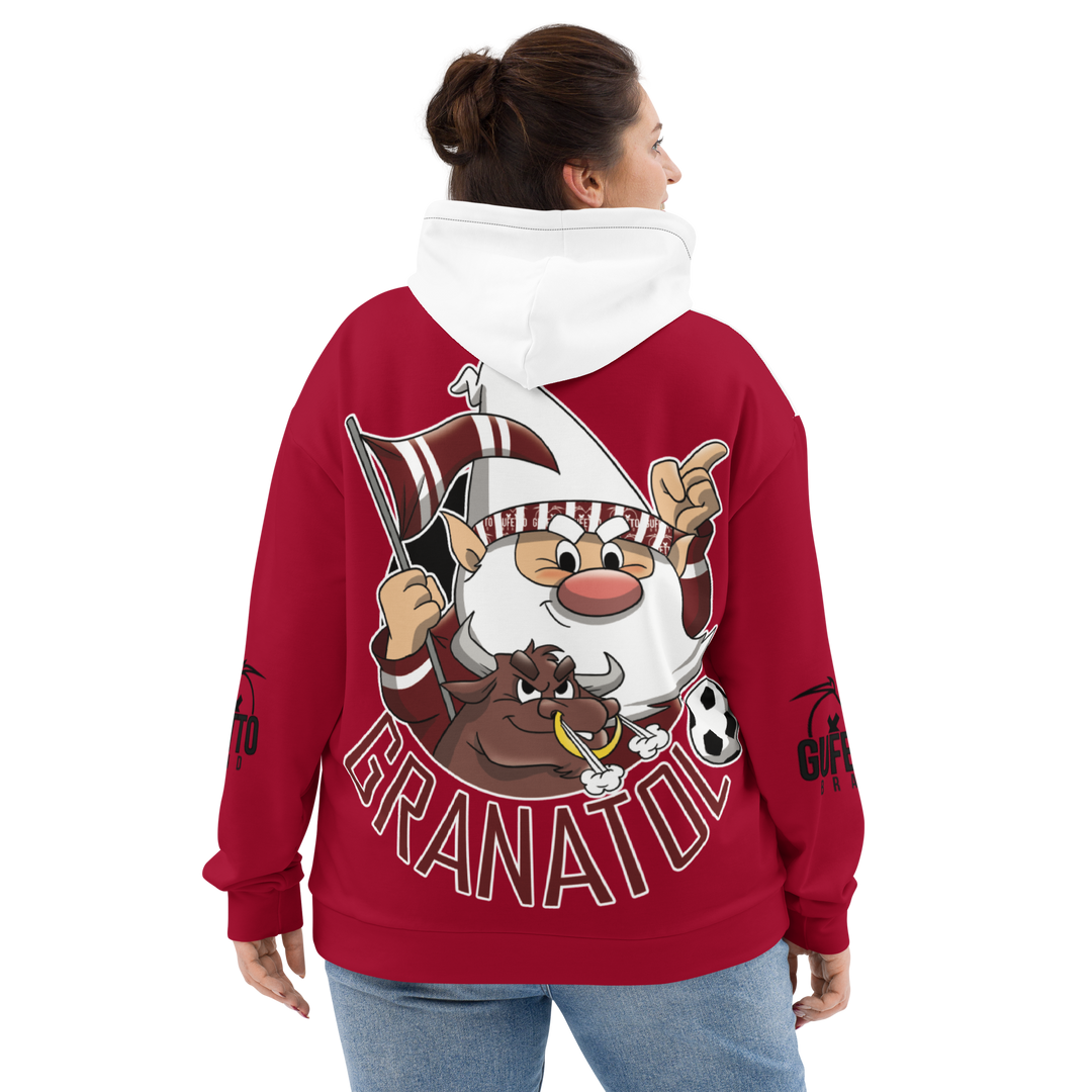 Felpa con cappuccio Uomo/Donna GRANATOLO - Gufetto Brand 