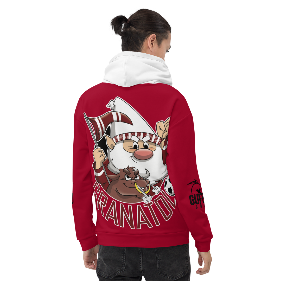 Felpa con cappuccio Uomo/Donna GRANATOLO - Gufetto Brand 