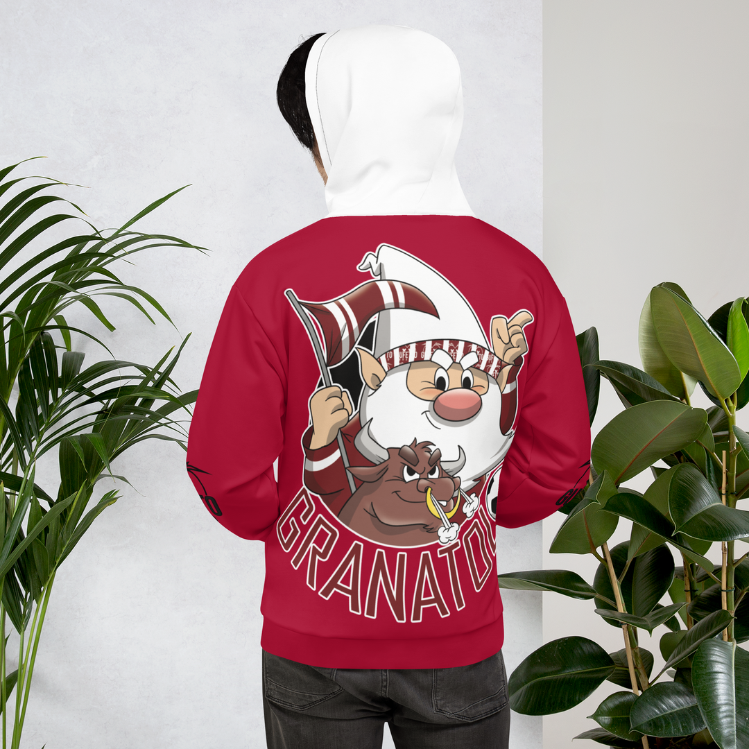 Felpa con cappuccio Uomo/Donna GRANATOLO - Gufetto Brand 