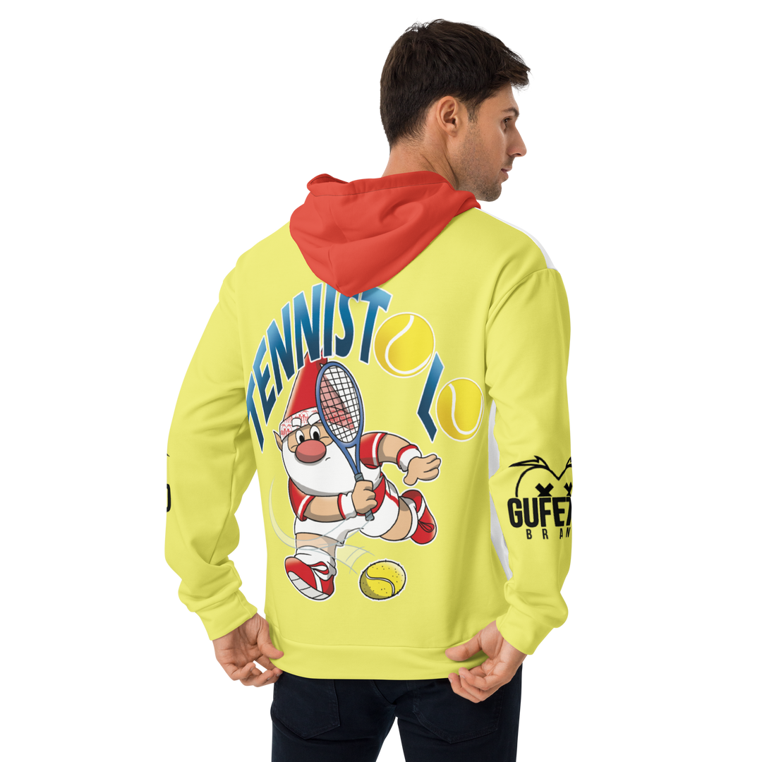 Felpa con cappuccio Uomo/Donna Tennistolo - Gufetto Brand 