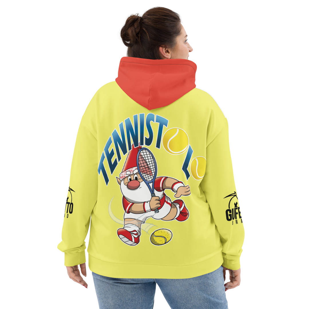 Felpa con cappuccio Uomo/Donna Tennistolo - Gufetto Brand 
