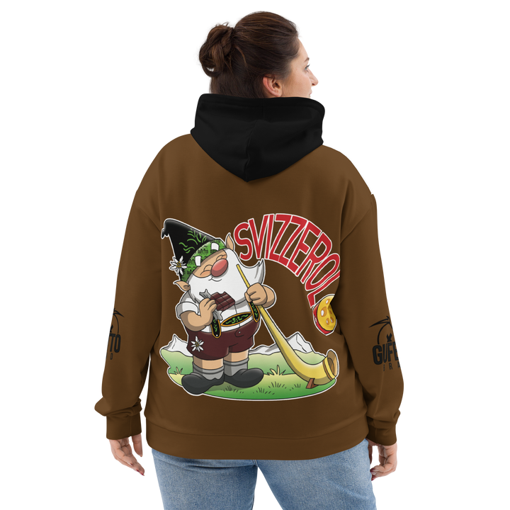 Felpa con cappuccio Uomo/Donna SVIZZEROLO - Gufetto Brand 