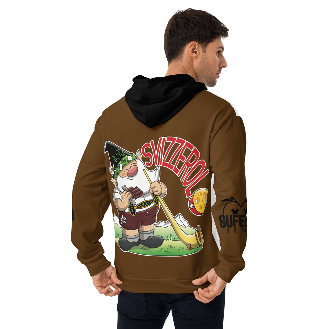 Felpa con cappuccio Uomo/Donna SVIZZEROLO - Gufetto Brand 