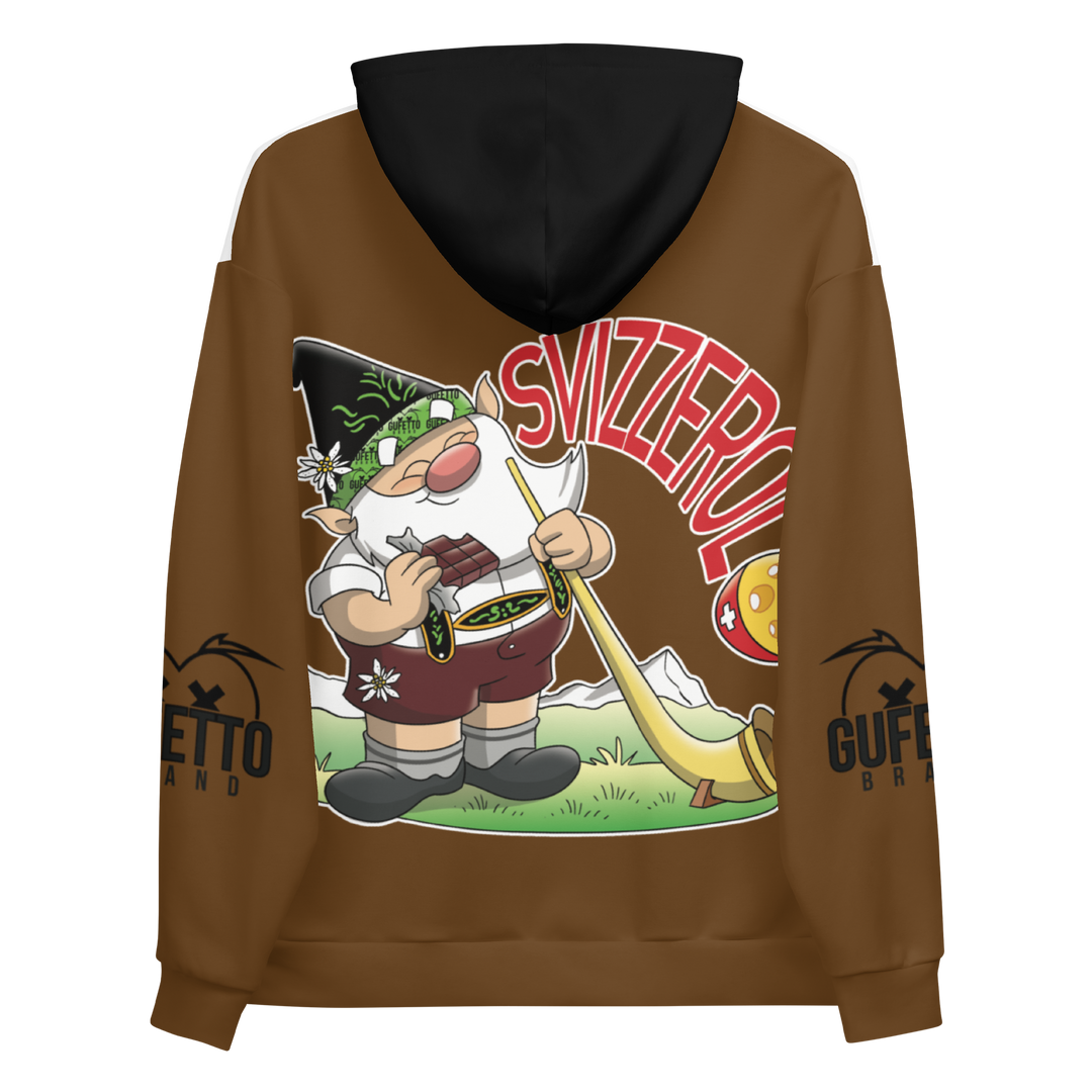 Felpa con cappuccio Uomo/Donna SVIZZEROLO - Gufetto Brand 
