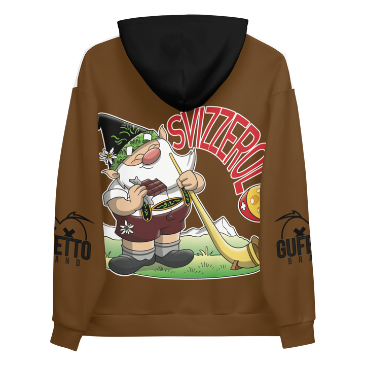 Felpa con cappuccio Uomo/Donna SVIZZEROLO - Gufetto Brand 