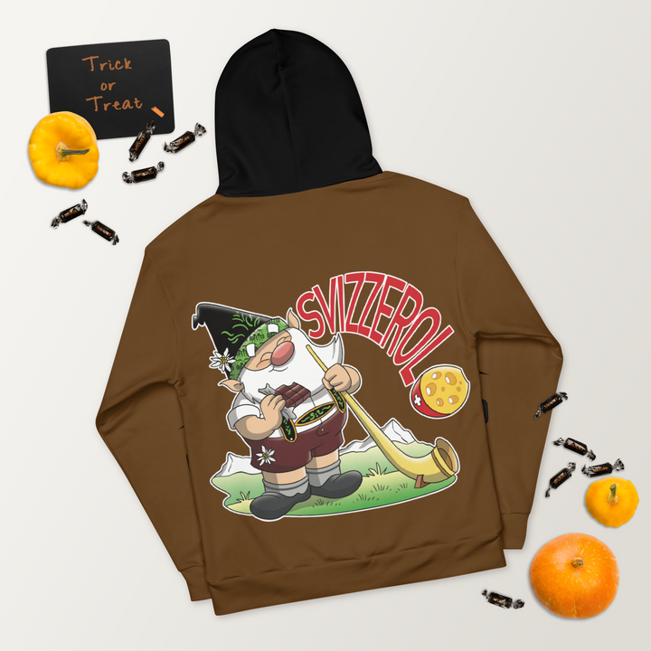 Felpa con cappuccio Uomo/Donna SVIZZEROLO - Gufetto Brand 