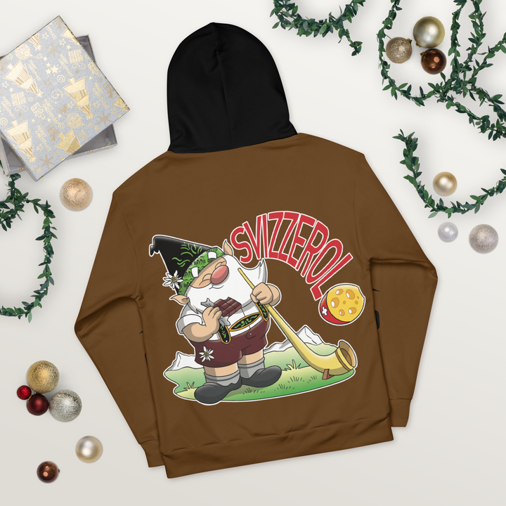 Felpa con cappuccio Uomo/Donna SVIZZEROLO - Gufetto Brand 