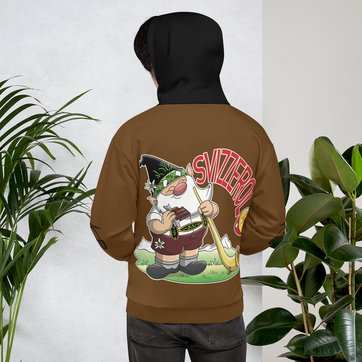 Felpa con cappuccio Uomo/Donna SVIZZEROLO - Gufetto Brand 