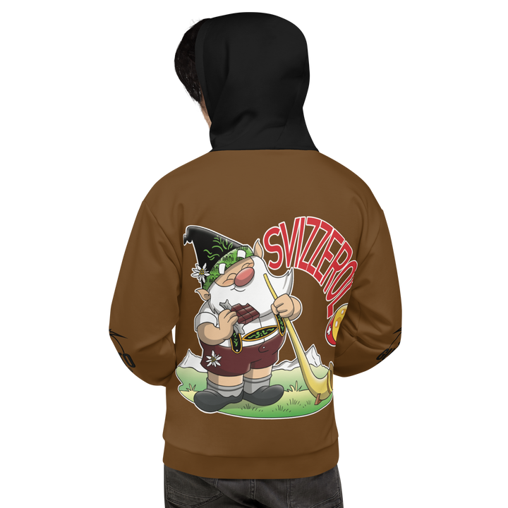 Felpa con cappuccio Uomo/Donna SVIZZEROLO - Gufetto Brand 