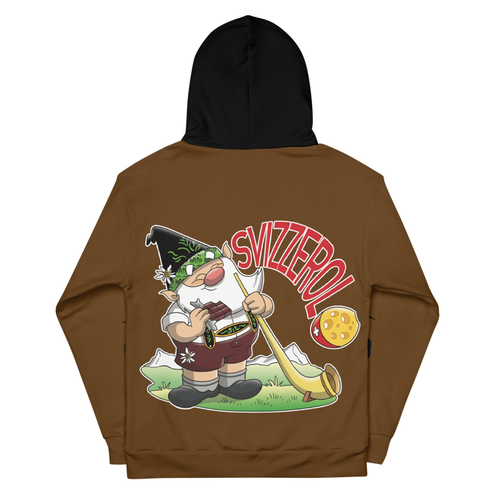 Felpa con cappuccio Uomo/Donna SVIZZEROLO - Gufetto Brand 