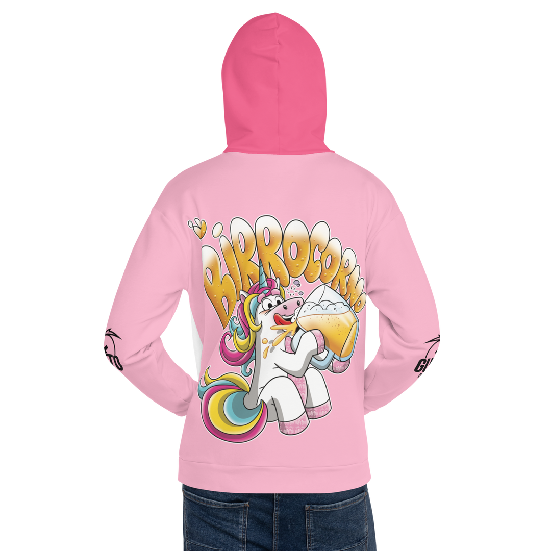 Felpa con cappuccio IL BIRROCORNO - Gufetto Brand 