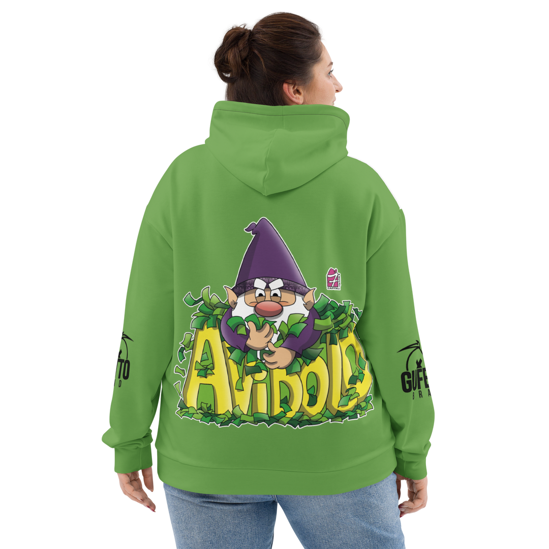 Felpa con cappuccio Uomo/Donna AVIDOLO - Gufetto Brand 