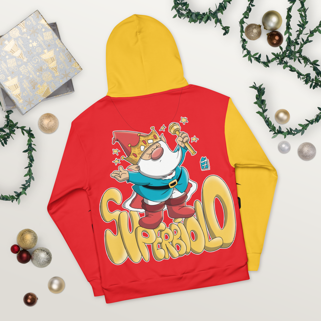 Felpa con cappuccio Uomo/Donna SUPERBIOLO - Gufetto Brand 