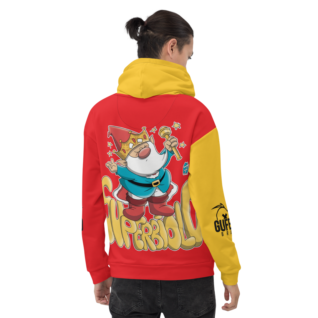 Felpa con cappuccio Uomo/Donna SUPERBIOLO - Gufetto Brand 