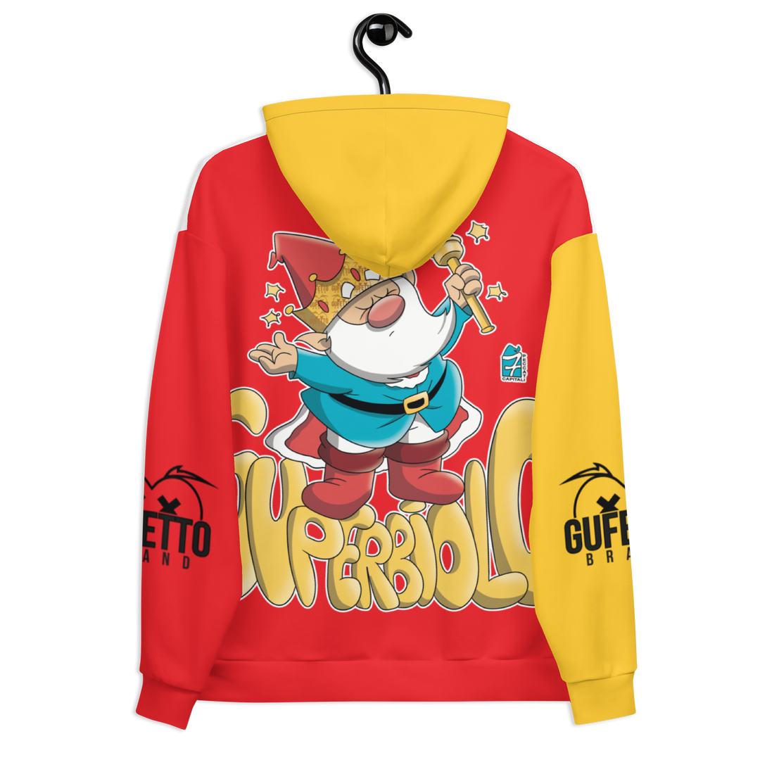 Felpa con cappuccio Uomo/Donna SUPERBIOLO - Gufetto Brand 