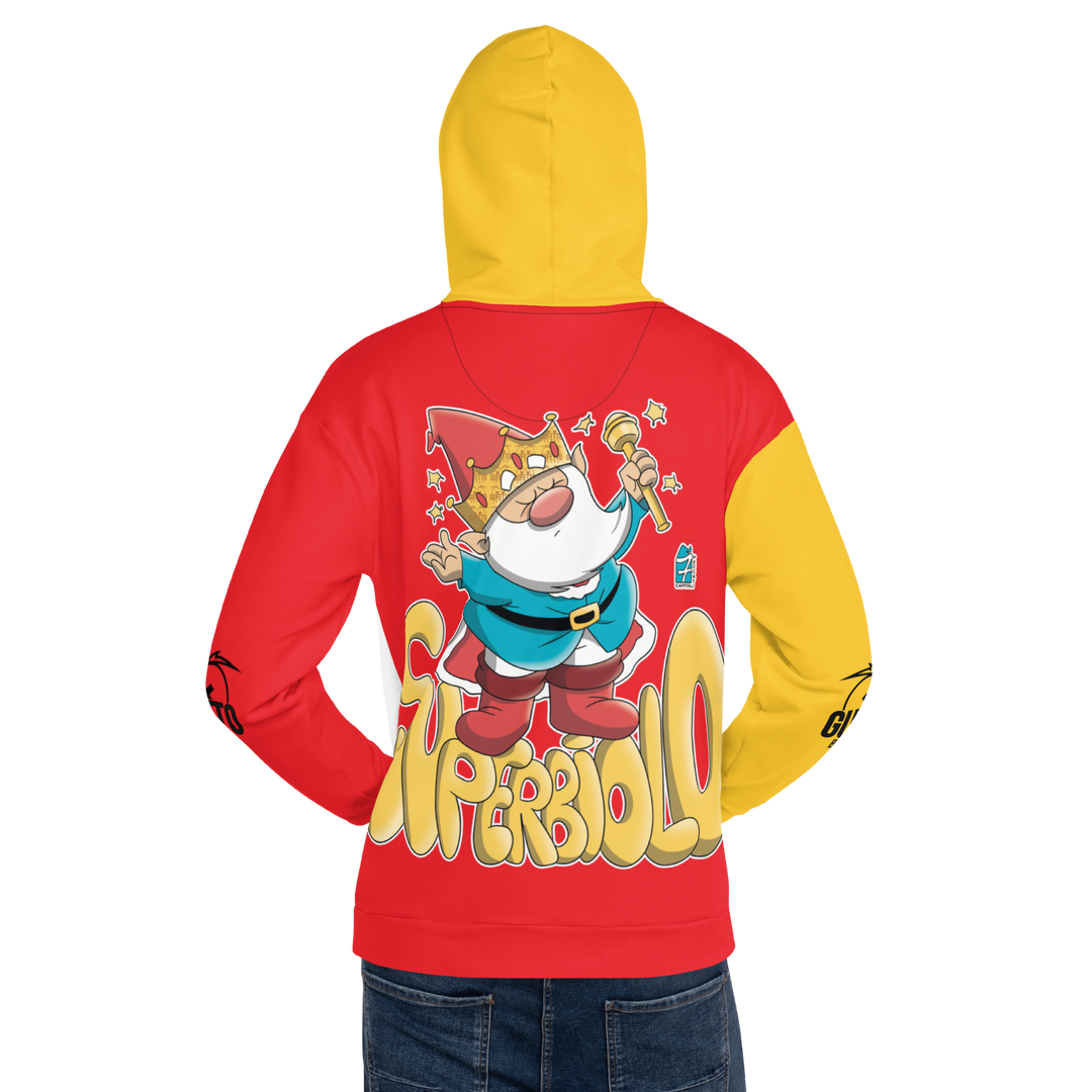 Felpa con cappuccio Uomo/Donna SUPERBIOLO - Gufetto Brand 