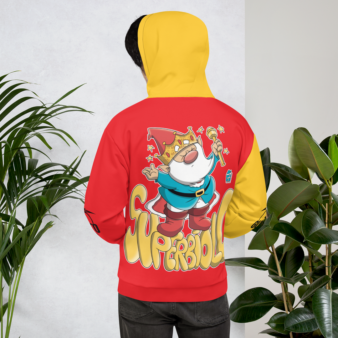 Felpa con cappuccio Uomo/Donna SUPERBIOLO - Gufetto Brand 