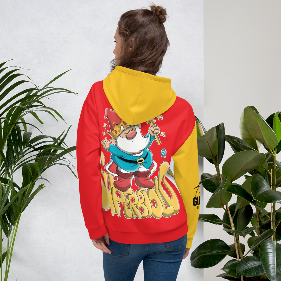 Felpa con cappuccio Uomo/Donna SUPERBIOLO - Gufetto Brand 