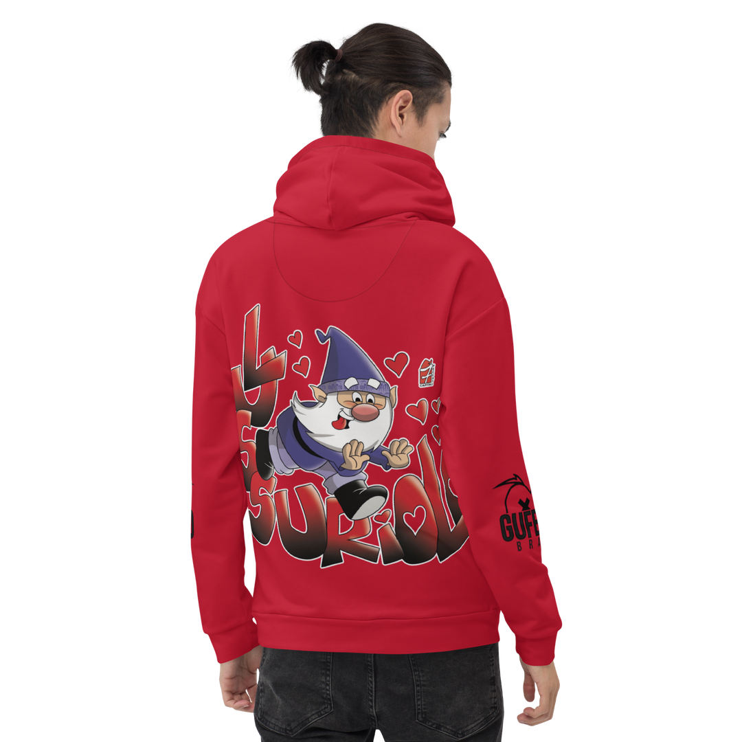 Felpa con cappuccio Uomo/Donna LUSSURIOLO - Gufetto Brand 