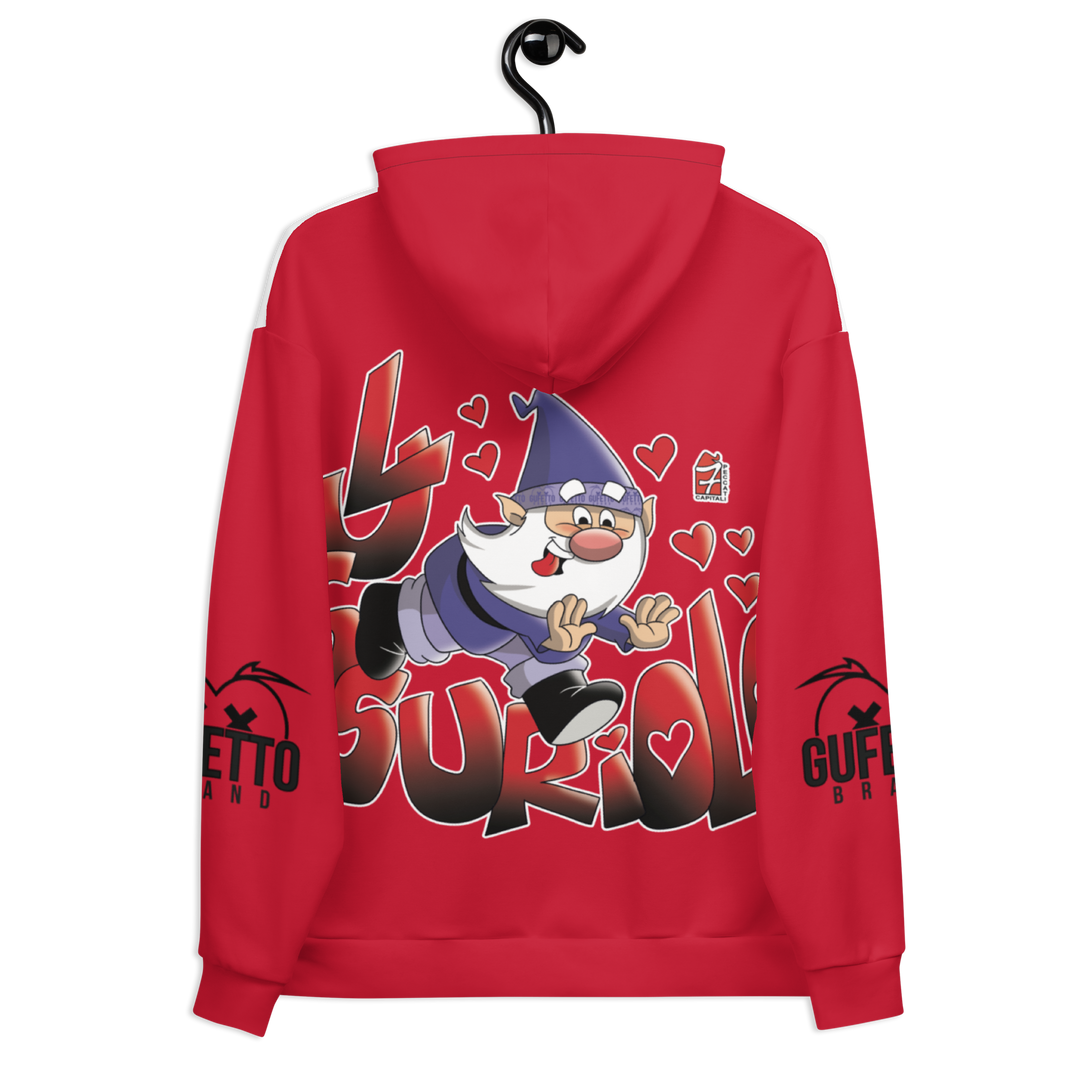 Felpa con cappuccio Uomo/Donna LUSSURIOLO - Gufetto Brand 