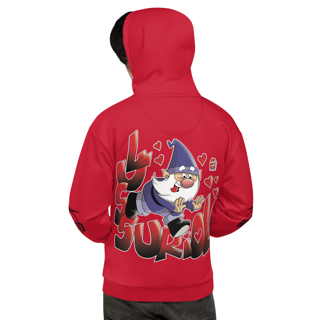 Felpa con cappuccio Uomo/Donna LUSSURIOLO - Gufetto Brand 