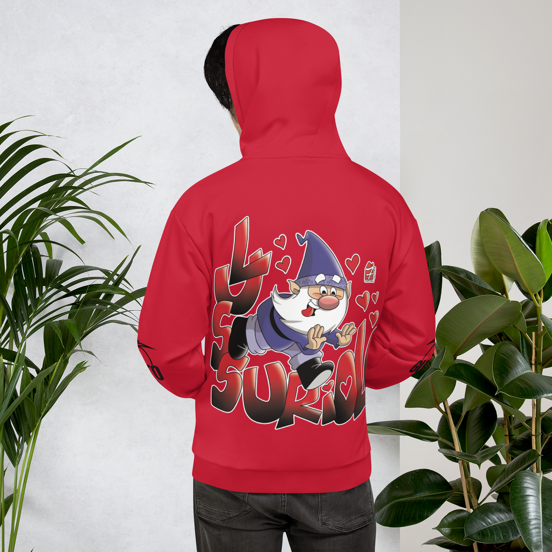 Felpa con cappuccio Uomo/Donna LUSSURIOLO - Gufetto Brand 