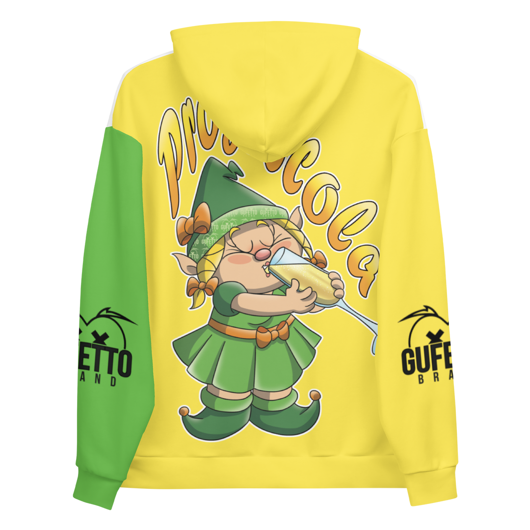 Felpa con cappuccio Uomo/Donna PROSECCOLA - Gufetto Brand 