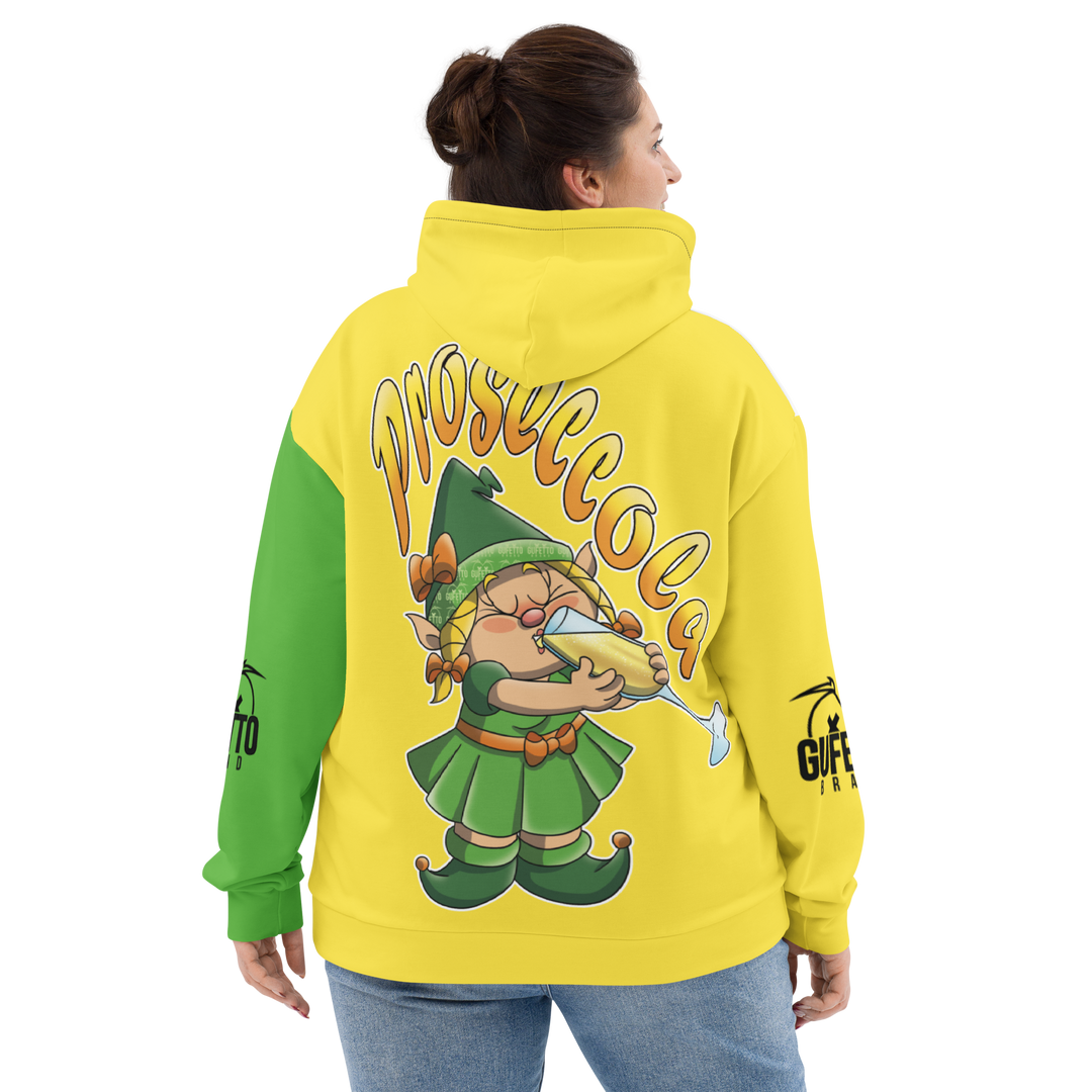 Felpa con cappuccio Uomo/Donna PROSECCOLA - Gufetto Brand 