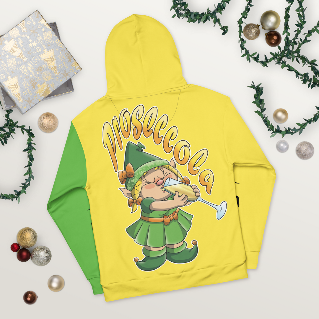 Felpa con cappuccio Uomo/Donna PROSECCOLA - Gufetto Brand 