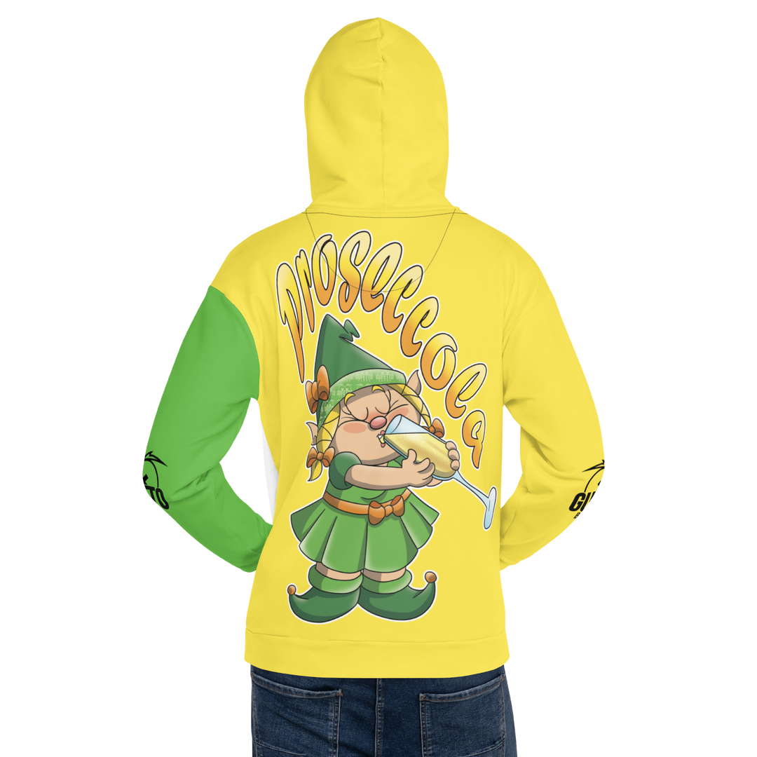 Felpa con cappuccio Uomo/Donna PROSECCOLA - Gufetto Brand 