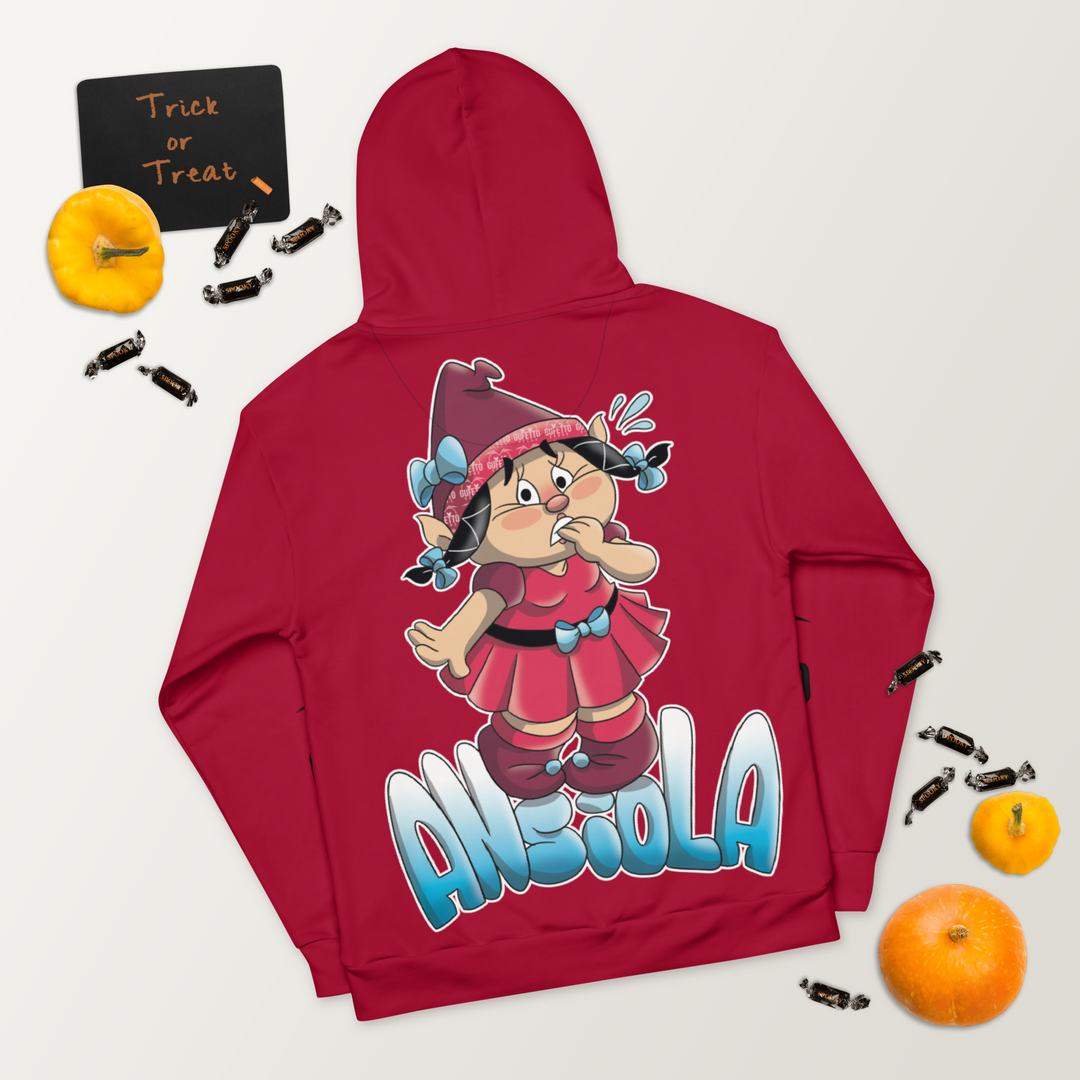 Felpa con cappuccio Uomo/Donna ANSIOLA - Gufetto Brand 