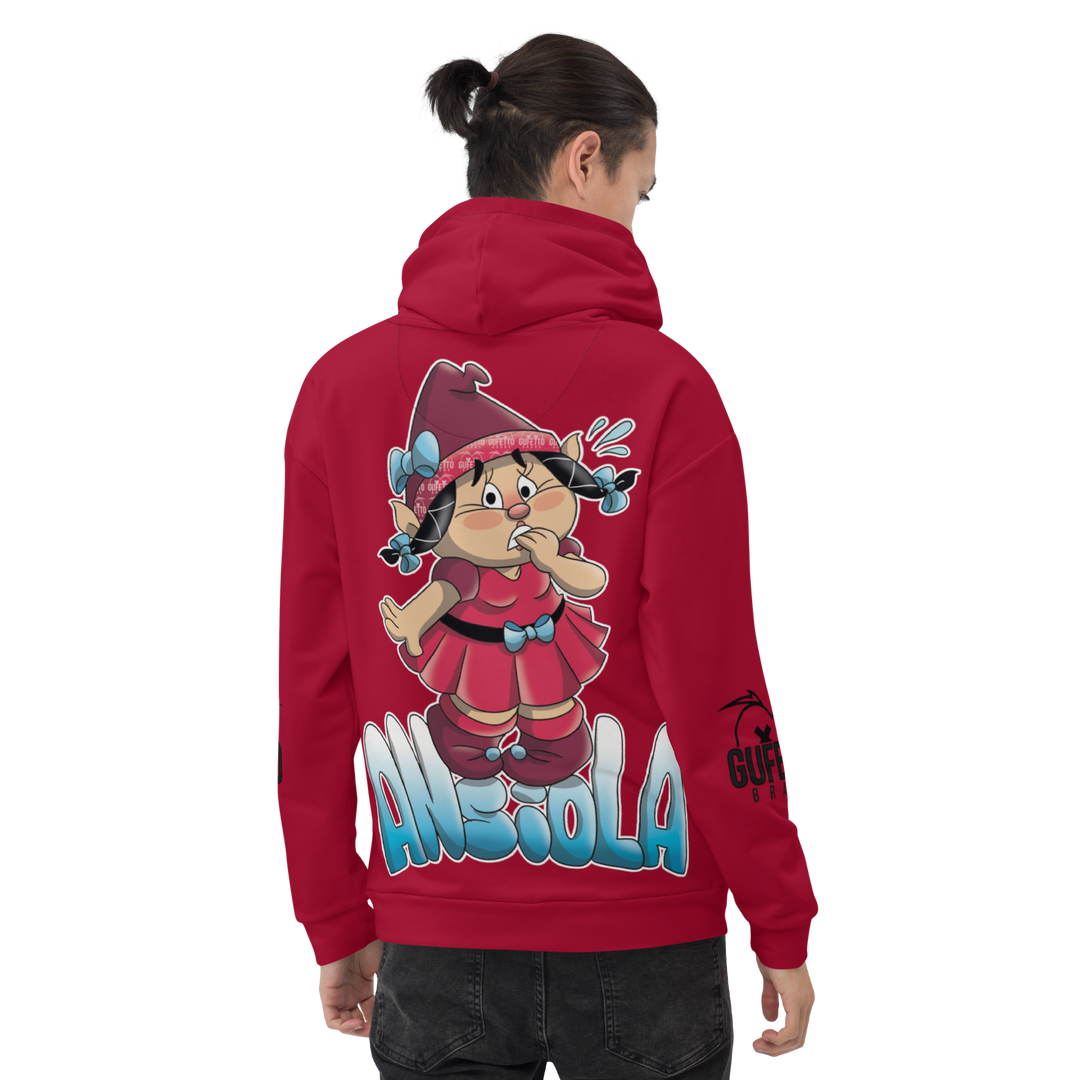Felpa con cappuccio Uomo/Donna ANSIOLA - Gufetto Brand 