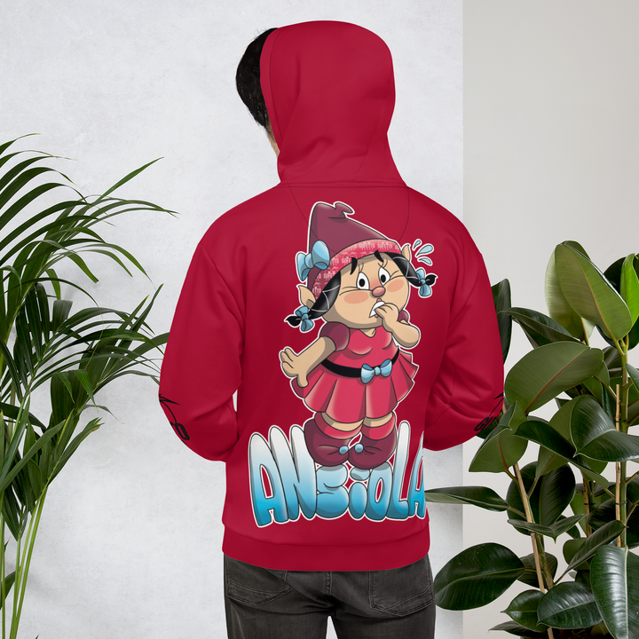 Felpa con cappuccio Uomo/Donna ANSIOLA - Gufetto Brand 