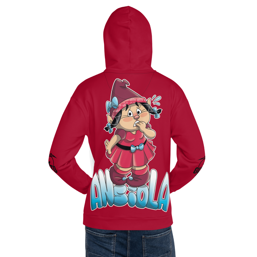 Felpa con cappuccio Uomo/Donna ANSIOLA - Gufetto Brand 