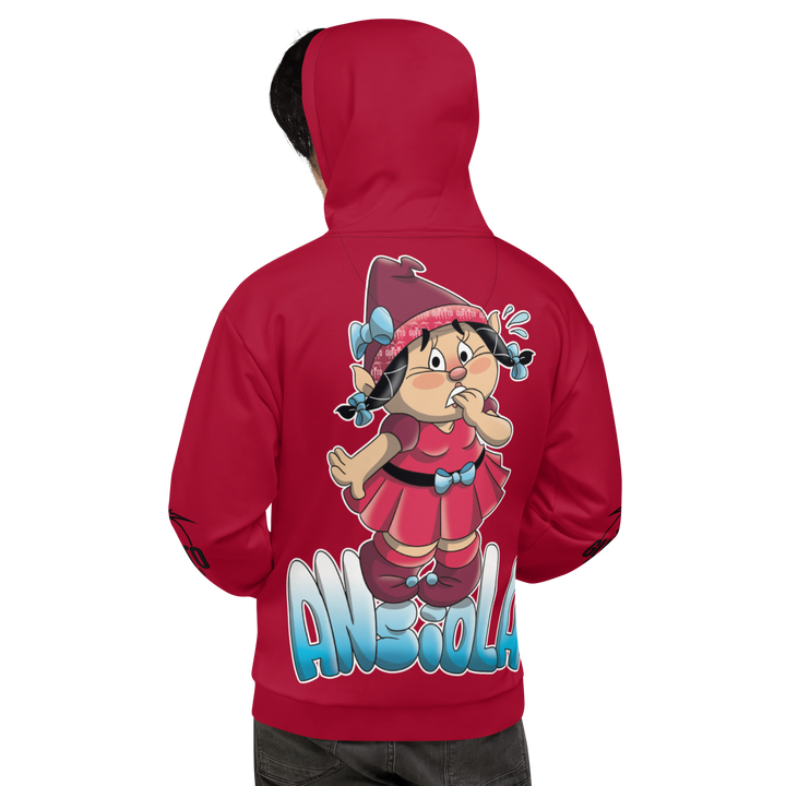 Felpa con cappuccio Uomo/Donna ANSIOLA - Gufetto Brand 