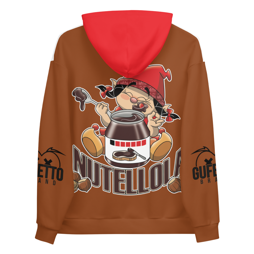 Felpa con cappuccio Uomo/Donna NUTELLOLA - Gufetto Brand 