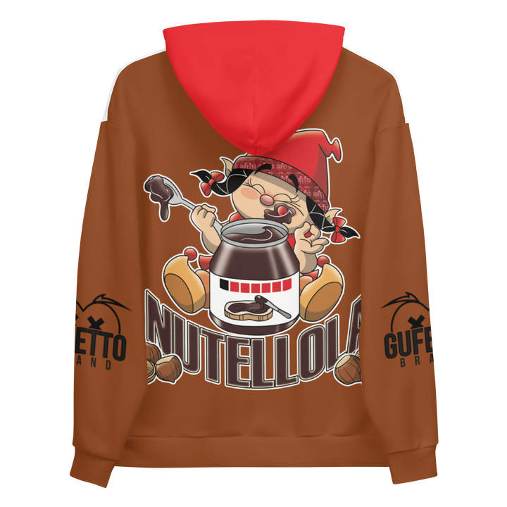 Felpa con cappuccio Uomo/Donna NUTELLOLA - Gufetto Brand 