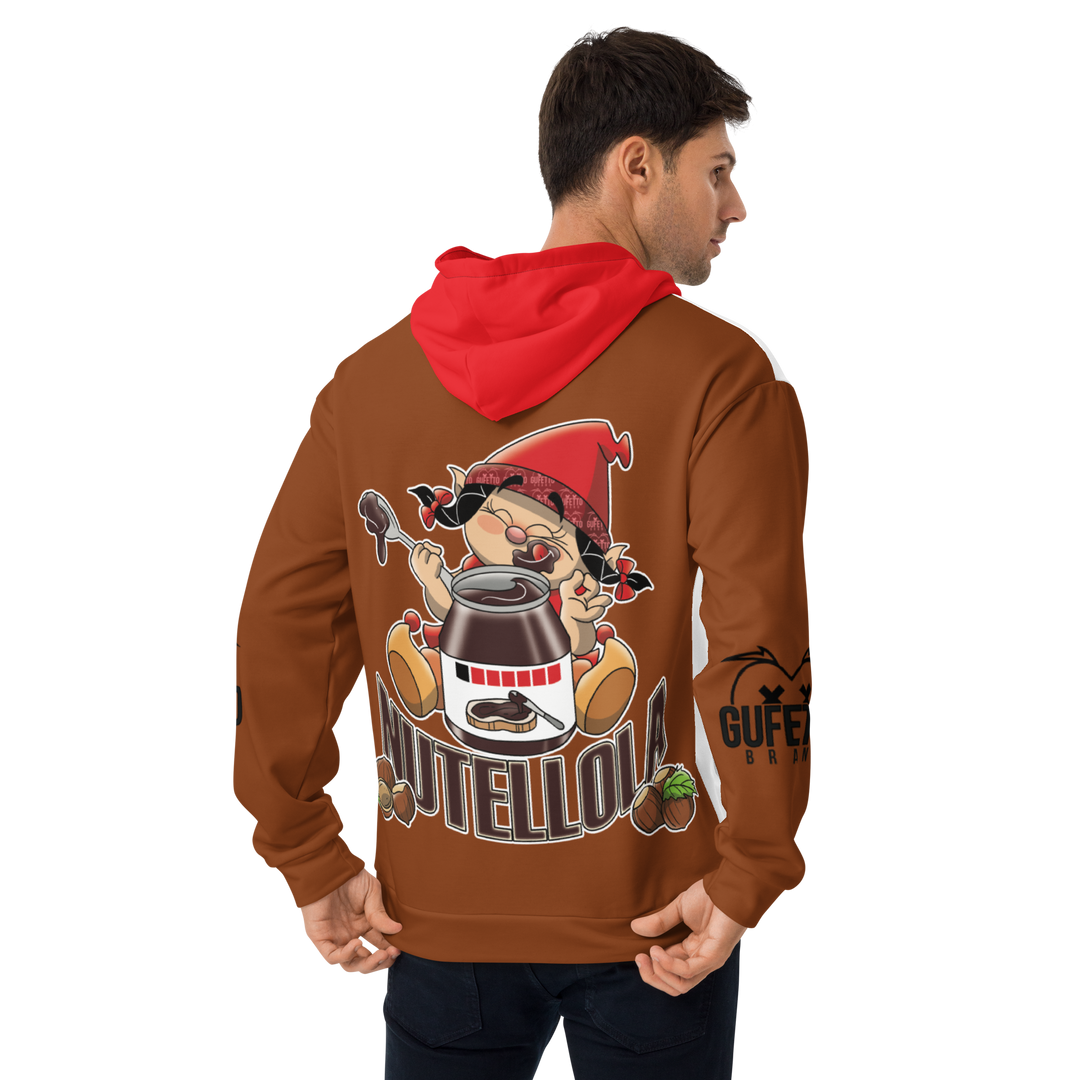 Felpa con cappuccio Uomo/Donna NUTELLOLA - Gufetto Brand 