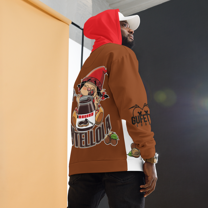 Felpa con cappuccio Uomo/Donna NUTELLOLA - Gufetto Brand 