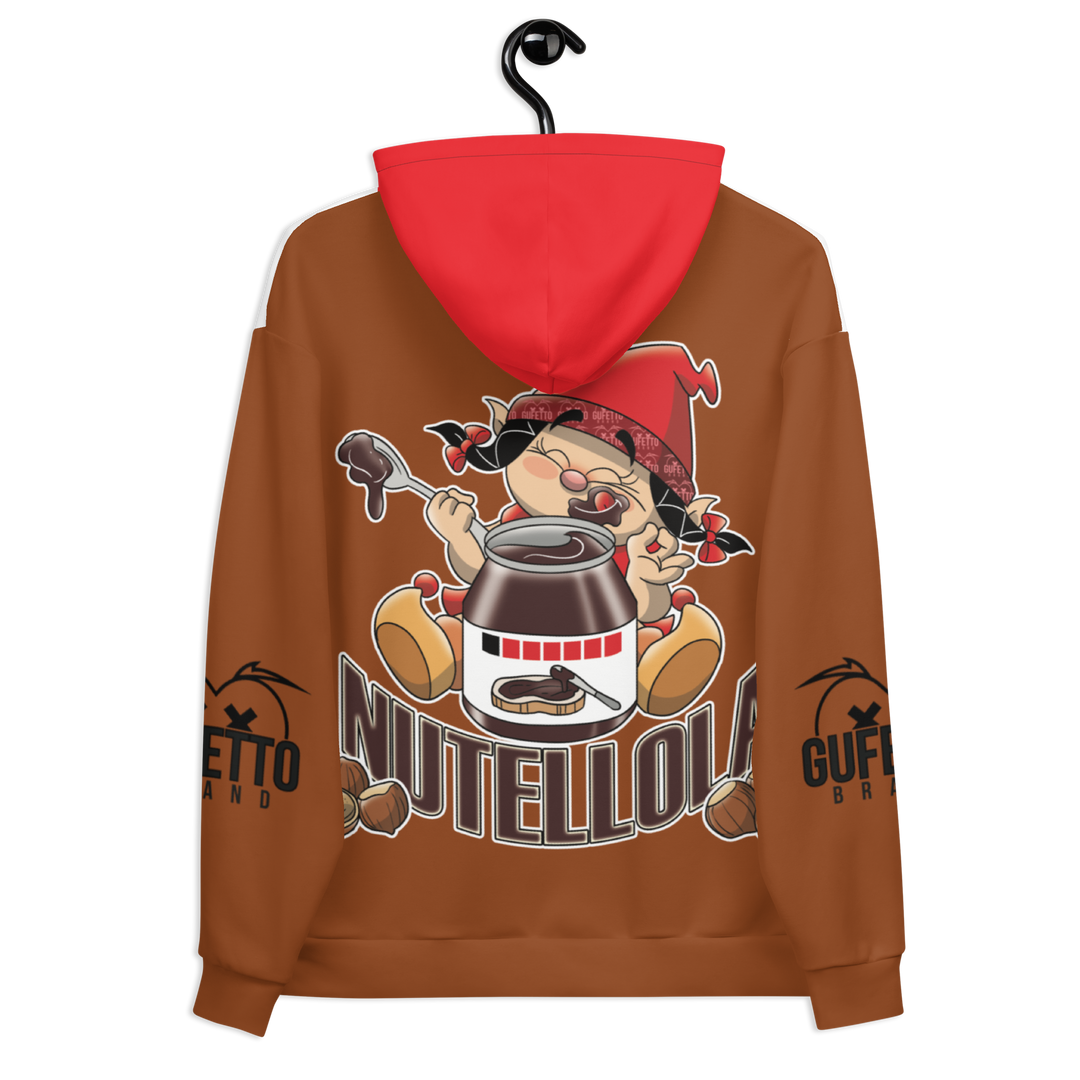 Felpa con cappuccio Uomo/Donna NUTELLOLA - Gufetto Brand 