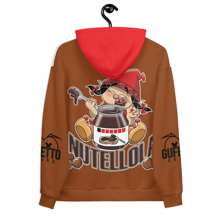 Felpa con cappuccio Uomo/Donna NUTELLOLA - Gufetto Brand 