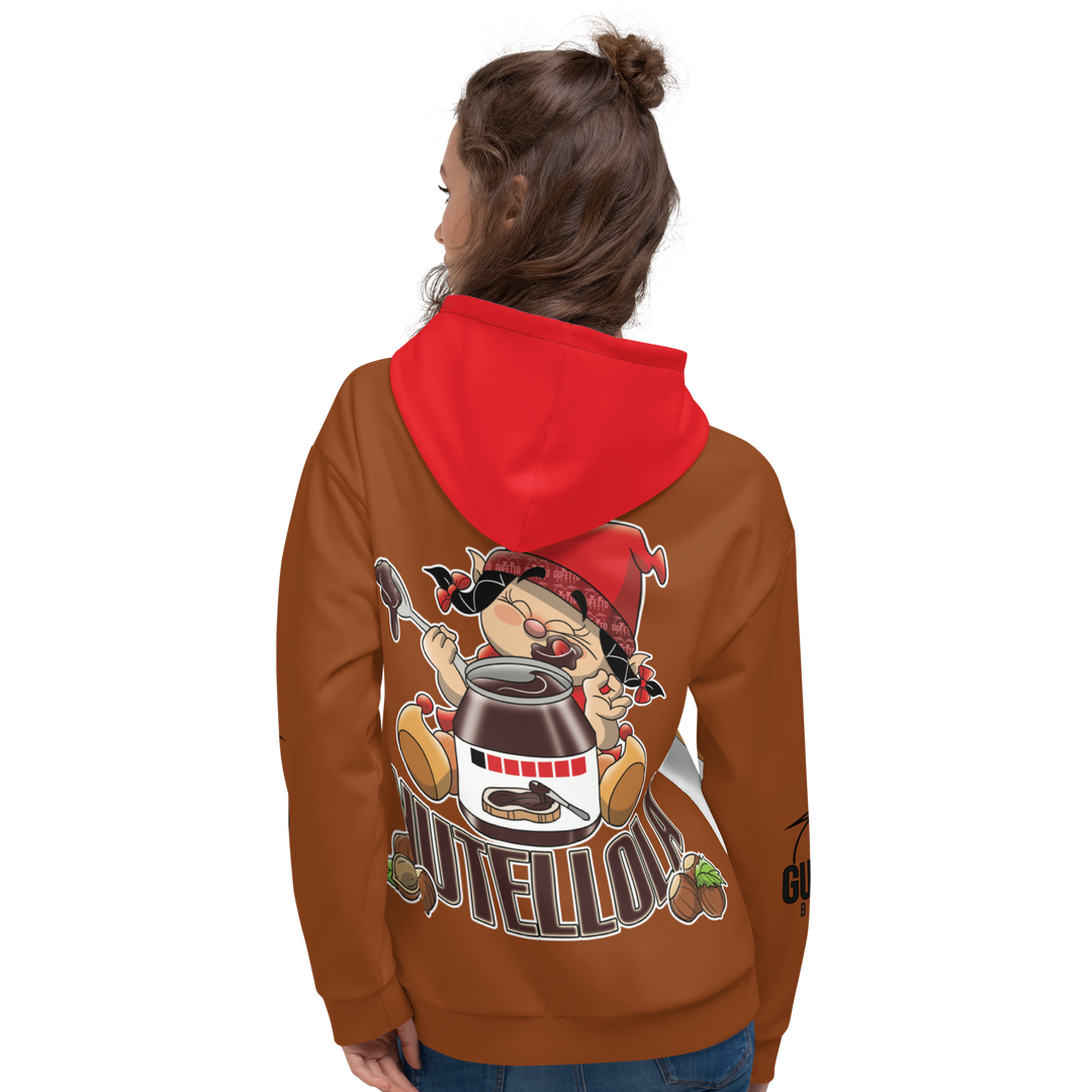 Felpa con cappuccio Uomo/Donna NUTELLOLA - Gufetto Brand 