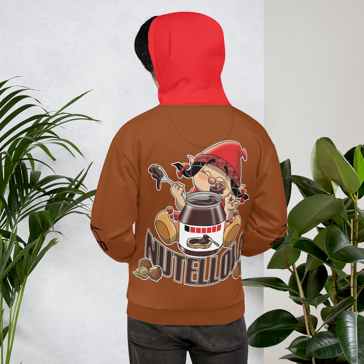 Felpa con cappuccio Uomo/Donna NUTELLOLA - Gufetto Brand 