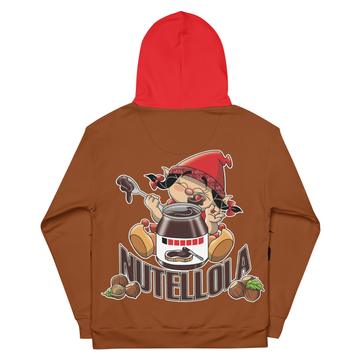 Felpa con cappuccio Uomo/Donna NUTELLOLA - Gufetto Brand 