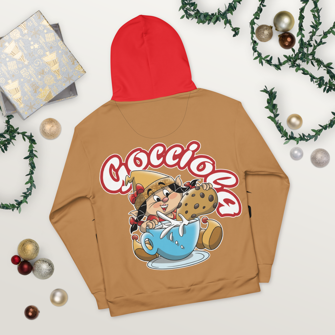 Felpa con cappuccio Uomo/Donna GOCCIOLA - Gufetto Brand 