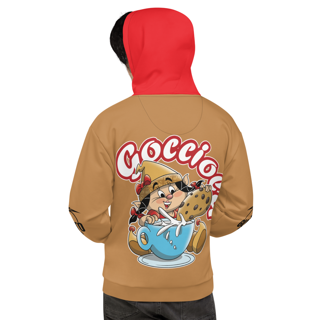 Felpa con cappuccio Uomo/Donna GOCCIOLA - Gufetto Brand 