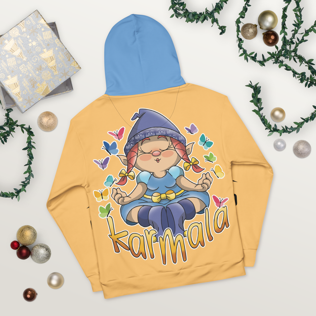 Felpa con cappuccio Uomo/Donna KARMALA - Gufetto Brand 