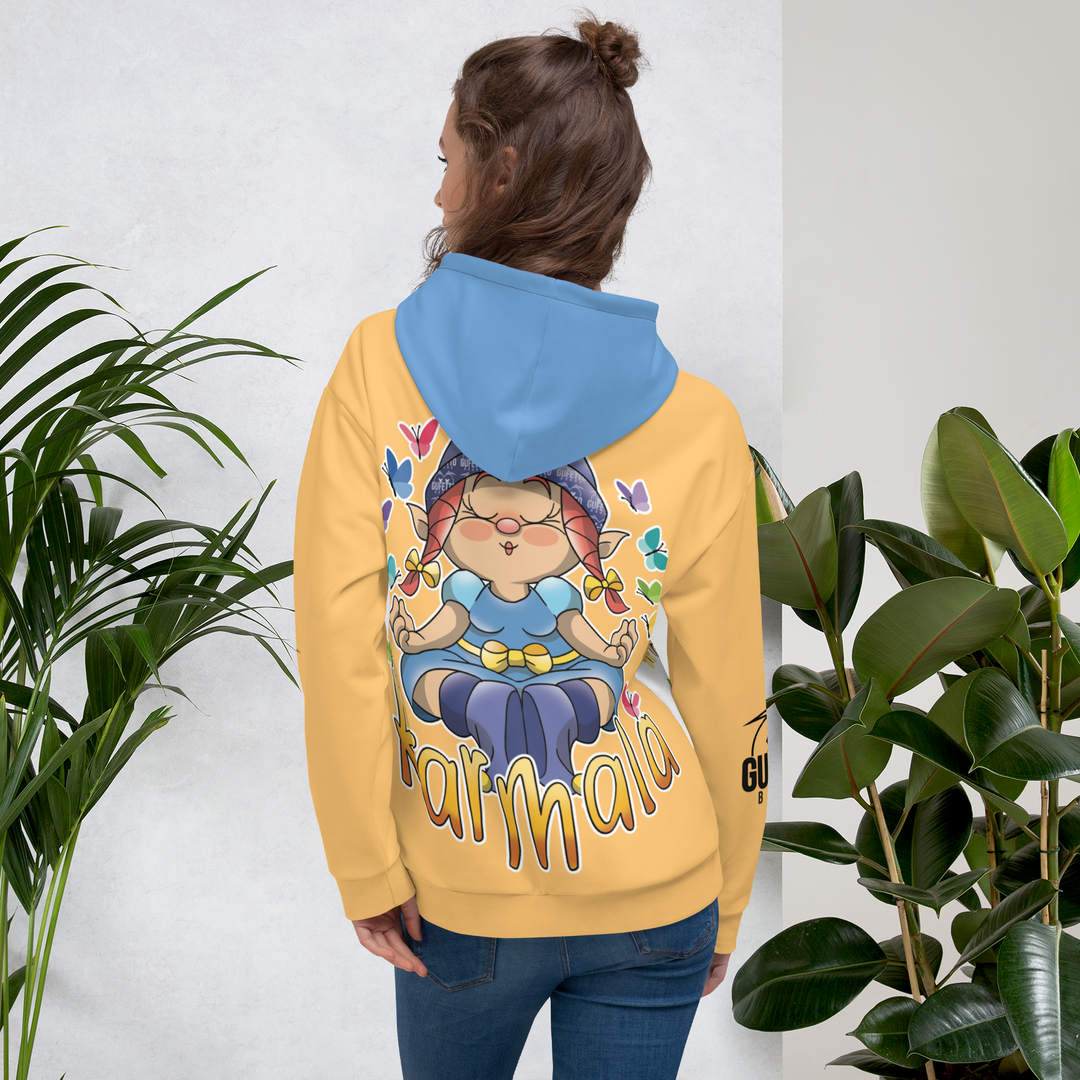 Felpa con cappuccio Uomo/Donna KARMALA - Gufetto Brand 