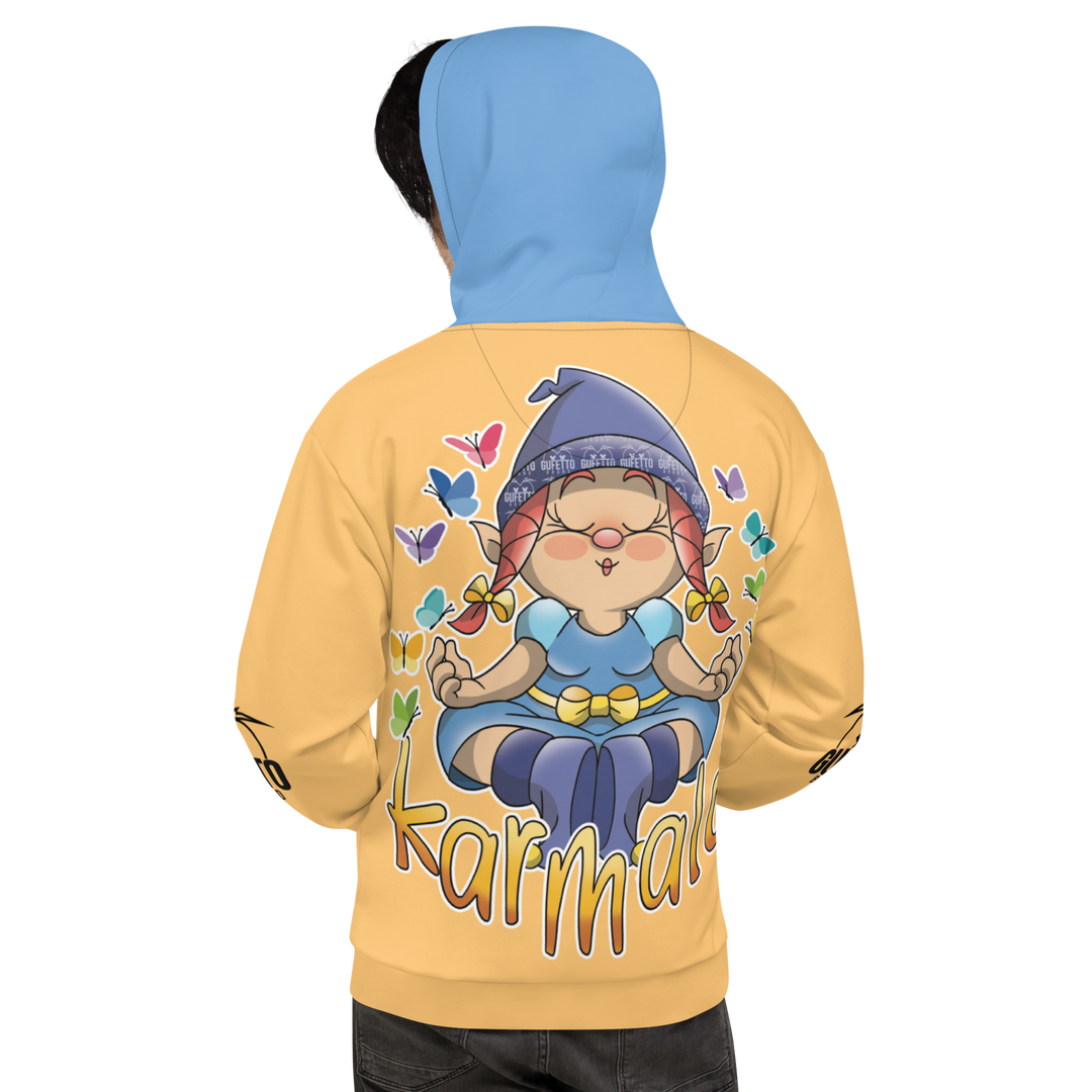 Felpa con cappuccio Uomo/Donna KARMALA - Gufetto Brand 