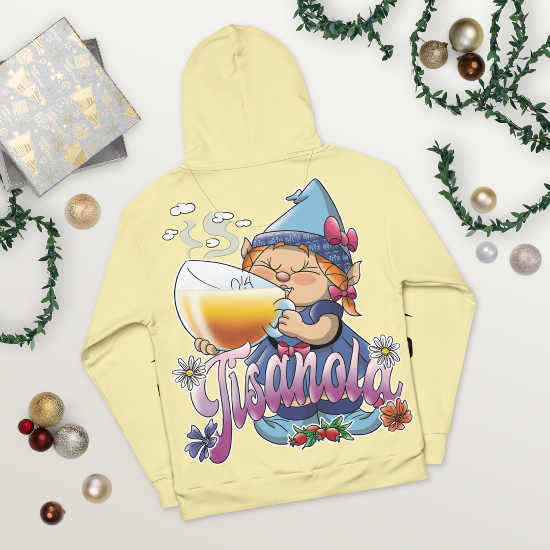 Felpa con cappuccio Uomo/Donna TISANOLA - Gufetto Brand 